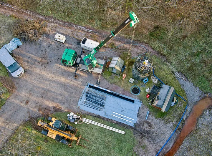 Open loop geothermal work in progress