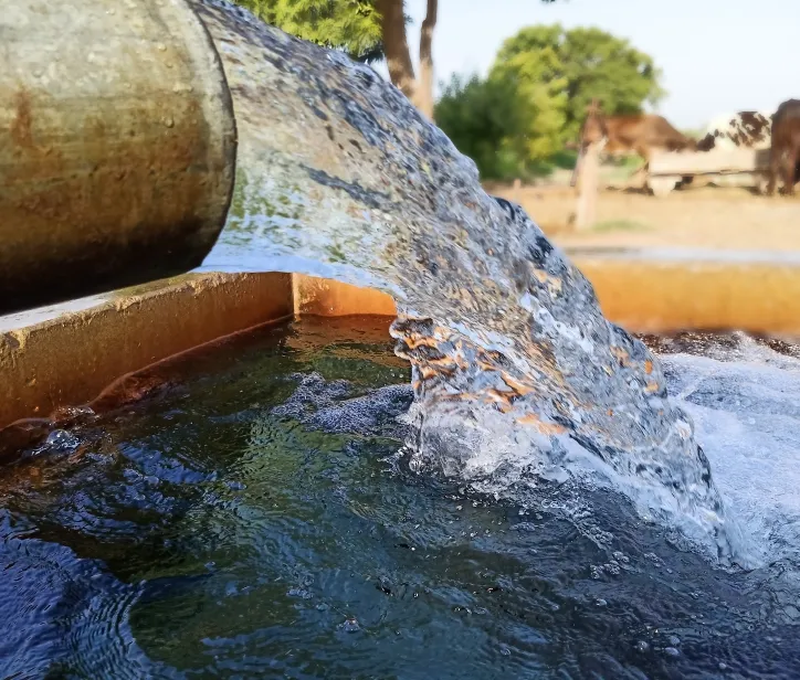 quality drinking water from a borehole