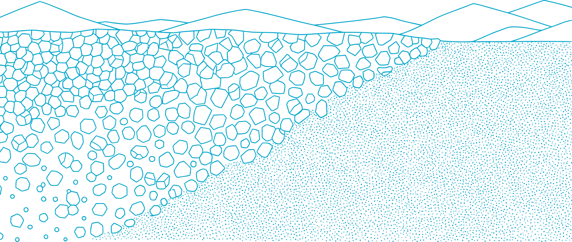 rock strata diagram for drilling a borehole